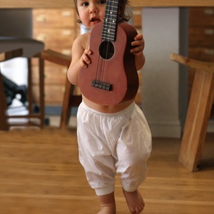 Vêtements d'été en coton smocké pour fille, tenue décontractée, pour femme, Mini Frock, rose, avec jolie broderie de bourgeon de rose - Product Image 1