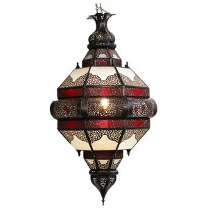 Farol de Hierro con Paneles de Vidrio para Decoración del Hogar - Product Image 4