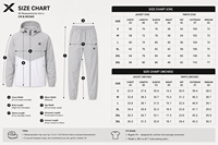Ensemble coupe-vent tricoté à capuche zippé X Sports City pour homme, respirant, décontracté, pour l'automne, 100 % polyester