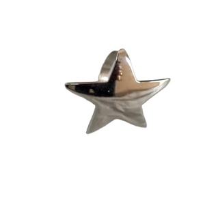 Porte-anneau de serviette en forme d'étoile de Style européen de luxe en argent 2023 décoration de mariage à la main pour une table à la maison ou une fête - Product Image 1