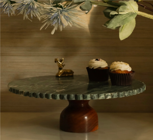 Base para Pastel de Madera y Mármol, Diseño Moderno con Artesanía en Piedra, Excelente Precio Accesible, Base para Pastel de Madera y Mármol al Precio Más Bajo - Product Image 3