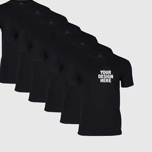 T-shirt en coton peigné coupe athlétique pour homme avec logo personnalisé |   T-shirts de fitness respirants et doux au toucher pour tous les jours - Product Image 1