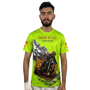 Vêtements décontractés, vêtements de rue, t-shirts en sublimation, prix de gros, respirants, t-shirts personnalisés en sublimation pour hommes - Product Image 1