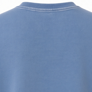 Sudadera de cuello redondo Zeta Phi Beta con letras de chenilla, azul vaquero con efecto ácido, forro polar, para mujer y unisex - Product Image 6