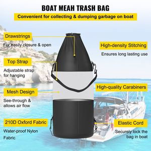 Borsa portaoggetti multiuso in tessuto Oxford 600D per 6 giubbotti di salvataggio di tipo II e rifiuti nautici - Product Image 4