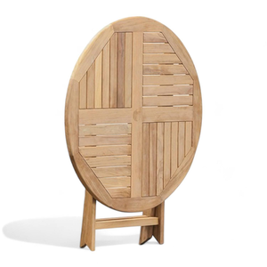 Silla y Mesa Plegables de Estilo Moderno, de Madera con Diseño Minimalista para Decoración del Hogar, Madera de Teca - Product Image 4