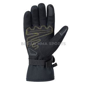 Gants de moto en cuir personnalisés avec fibre de carbone, imperméables pour l'hiver, unisexes - Product Image 3