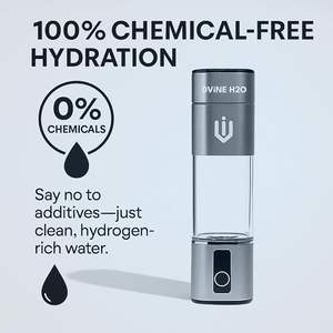 Bouteille d'eau à hydrogène compacte avec une forte production d'hydrogène moléculaire pour les amateurs de fitness, l'hydratation quotidienne et le bien-être général - Product Image 3