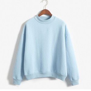 Sudadera Blanca con Cuello Redondo, Resistente al Viento, para Mujer, con Bordado y Estampado en Relieve en la Parte Delantera, Mezcla de Poliéster/Algodón, Tejido Oversize, para Verano y Otoño - Product Image 2
