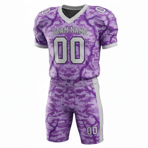 Ensemble personnalisable de maillot et short de football américain avec position du logo sur le devant - Product Image 1