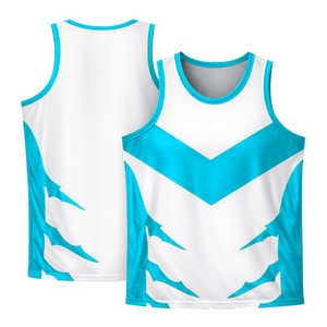 Camiseta de Baloncesto Transpirable de Malla Bird Eye para Hombre, Camiseta Deportiva Personalizada sin Mangas para Equipos - Product Image 6