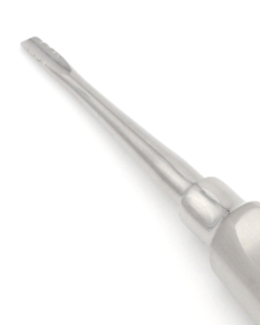 Lindo-Levien Elevador de Raíces Recto 4mm 15.5cm con Dientes Finos, Instrumento de Extracción Dental, Mango Hueco, Acero Inoxidable Quirúrgico - Product Image 2