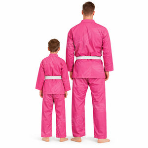 Uniforme de Karate Rosa Intenso Personalizado 2026 para Hombres y Niños, Traje de Entrenamiento de Artes Marciales Premium, Venta al Por Mayor, Calidad Superior - Product Image 2