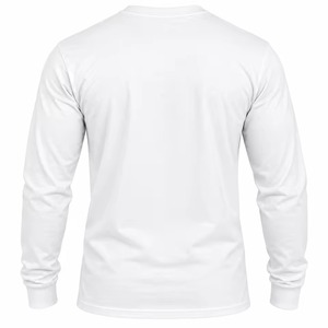 Camiseta Blanca de Manga Larga Phi Beta Sigma con Estampado de Letras Griegas en Azul Rey en el Pecho, Cuello Redondo y Puños Acanalados, Unisex, Fraternidad Griega - Product Image 4