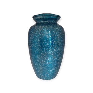 Forest Pattern Memorial Urn Set with <b>Matching</b> Keepsake and Heart Stand for Nature Inspired Tribute - Product Image 2