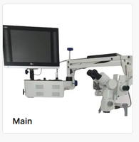 Microscope à LED à mise au point manuelle, distance de mise au point de 20 mm, design binoculaire, montable au mur, vente chaude
