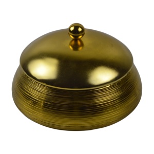 Pots de rangement décoratifs, dernier design avec finition dorée, pots à sucre, qualité d'usine, pots en fer, design pour cuisine, hôtel, restaurant - Product Image 1