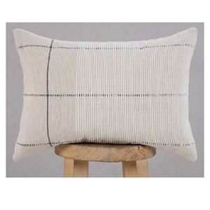 Funda de Cojín Cuadrada de Algodón y Lino con Patrón Geométrico a Cuadros, Hecha a Mano, Estilo Nórdico, Decorativa para el Hogar - Product Image 3