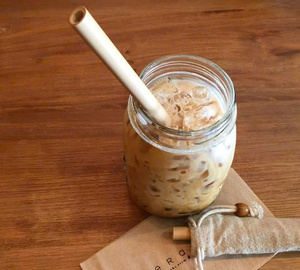 Portable Bamboo <b>Straws</b> Kit <b>Reusable</b> Eco Friendly Natural <b>Straws</b> with Canvas Bag for Travel and Outdoor Camping - Product Image 1