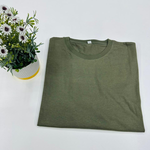 High quality cozy & comfy fabric solid color summer lightweight <b>Tshirt</b> for men with round Collar Men's Casual wear short sleeve - Product Image 5