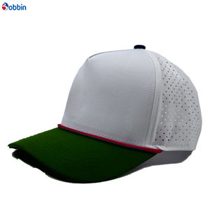 Gorra Deportiva Negra con Paneles Personalizados, Gorras Deportivas de 6 Paneles con Bordado y Estampado a Color Personalizado, Gorra de Béisbol de 6 Paneles, Impermeable, de Algodón - Product Image 3