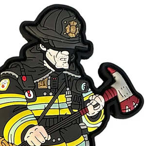 แพทช์ PVC/ยางสำหรับเสื้อผ้า ดีไซน์ยอดนิยม ราคาส่งถูก ปรับแต่งขนาดและดีไซน์ได้ คุณภาพสูง บริการ OEM - Product Image 3