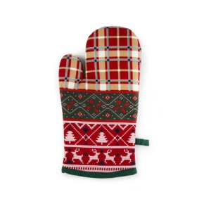 Guanto da Forno Excelsa in Cotone Multicolore Autunno Inverno 32xH2x18 Cm - Product Image 1