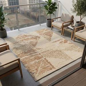 Durable Hand Tufted Wool Floor <b>Rug</b> With Elegant <b>Traditional</b> And Modern Patterns For Indoor Home Decoration And Styling - Product Image 5
