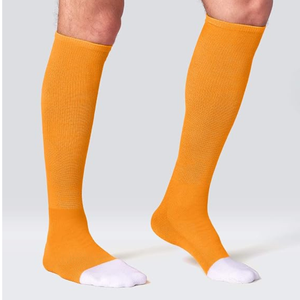 Daizha Sports Knee High Soccer Baseball Softball Sports <b>Socks</b> 100% Cotton Breathable Solid Color Summer Unisex Adult - Product Image 2