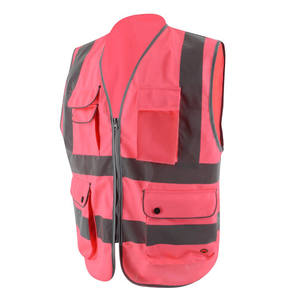 Gilet de sécurité réfléchissant haute visibilité ANSI Classe 2, LED clignotante, léger, respirant, option logo personnalisé - Product Image 3