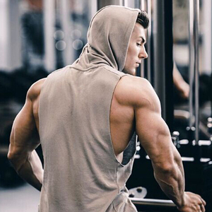 ARTIZ INTERNATIONAL Custom Men's <b>Sports</b> <b>Tank</b> <b>Top</b> O-Neck Quick-Drying Breathable Anti-Pilling Ribbed Fabric Gym Training Singlet - Product Image 5
