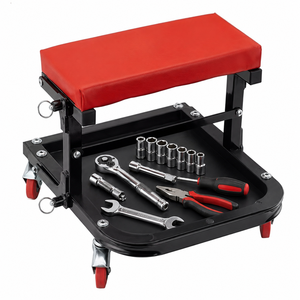 Asiento de Trabajo Rodante Plegable Tipo C con Bandeja para Herramientas para Garajes y Talleres, Capacidad de Carga de 265 lb, OEM/ODM Vietnam GAPGAR022 - Product Image 1