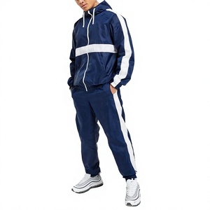 Ensemble survêtement coupe-vent 2 pièces personnalisé pour hommes, en nylon, fabriqué au Pakistan - Product Image 1