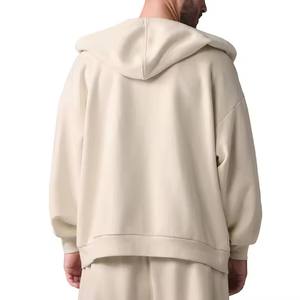 Sudadera con Capucha Personalizada de Fabricante, 550 g/m², 100% Algodón, Corte Holgado, Unisex, Talla Grande, Doble Capa, Sin Cordón, Diseño Liso - Product Image 1