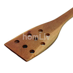 Espátula de Madera de Teca Natural Deka, Sostenible, Segura para Alimentos, Sin Pintura ni Barniz, Halal, Personalizada para Cocina - Product Image 2