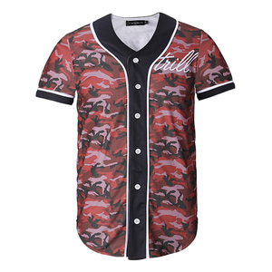 Maillots de baseball et de softball respirants 100% polyester pour sports de plein air, design personnalisé avec impression de votre propre logo - Product Image 6