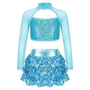 Ropa Deportiva Transpirable para Niñas, Uniforme Escolar, Traje de Baile, Uniforme de Animadoras Juveniles - Product Image 6