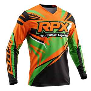 Jersey de Motocross Sublimado Personalizado al por Mayor para Competición, Talla Grande, de Secado Rápido, para Venta - Product Image 3