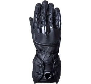 Gants de course pour moto en cuir véritable, coupe-vent, antidérapants, flexibles, à doigts complets - Product Image 1