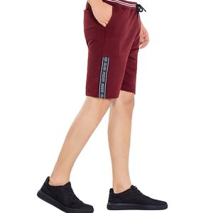 กางเกงขาสั้นผ้ายีนส์ยืดได้สำหรับผู้ชายกางเกงขาสั้นผ้ายืดไมโครออกกำลังกายวิ่งออกกำลังกายยิม - Product Image 3