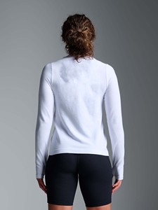T-shirt côtelé à manches longues pour femme, doux et extensible, col rond, coupe ajustée, décontracté, pour le sport, le yoga, basique, 2026 - Product Image 6