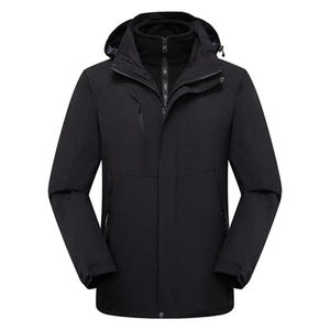 Chaqueta Cortavientos de Invierno para Hombre, Diseño Nuevo, Estilo Casual con Cuello Alto, Cierre de Cremallera, Revestimiento Impermeable para Trabajo Pesado en Invierno - Product Image 3