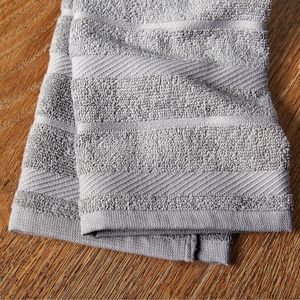 Set di 4 Asciugamani da Cucina Grigio/Bianco 40x65cm - Per la Tua Cucina Domestica! - Product Image 3
