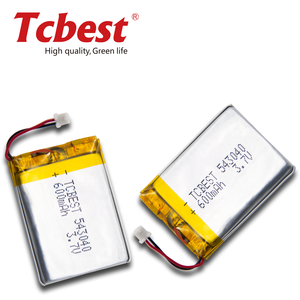 공장 직접 OEM 402035 803450 105050 103040 523450 502030 543040 충전식 600mAh 리튬 폴리머 3.7v lipo 배터리 - Product Image 2