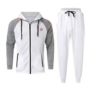 Tenue de sport décontractée pour hommes avec fermeture éclair, style sportswear, idéale pour la gym, la course et l'exercice - Product Image 1