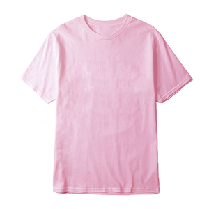 T-shirt gris à manches courtes et col rond pour homme, 100 % coton, jersey tricoté, teinture unie, coupe classique, style décontracté, respirant - Product Image 6