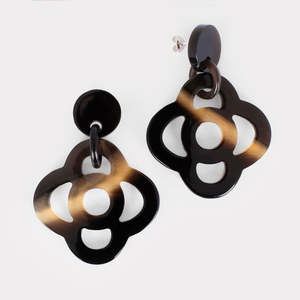 Pendientes de Cuerno de Vaca Ecológicos de Diseño Personalizado, Estilo Artesanal Ético Moderno, Joyería de Moda para Bodas, para Compradores Globales - Product Image 3