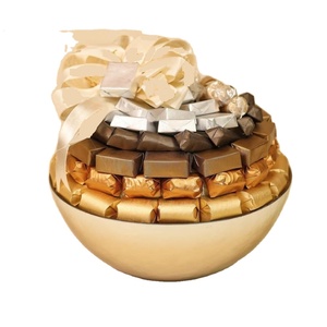 Fournisseurs indiens de bol de service en chocolat pour décoration de mariage design élégant bol de service en chocolat en métal de qualité exclusive - Product Image 1