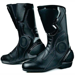 Bottes de moto sur mesure, embout en acier, imperméables, respirantes, en cuir, chaussures de moto pour l'été, matériau en cuir personnalisé - Product Image 5