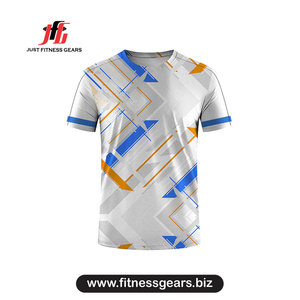 Camiseta de Manga Corta con Cuello Redondo, Camuflaje, Corte Regular, Secado Rápido, Deportiva, Tejido de Poliéster, Estampado por Sublimación - Product Image 2
